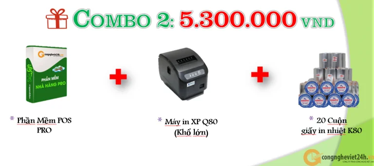 Phần mềm quản lý nhà hàng chuyên nghiệp