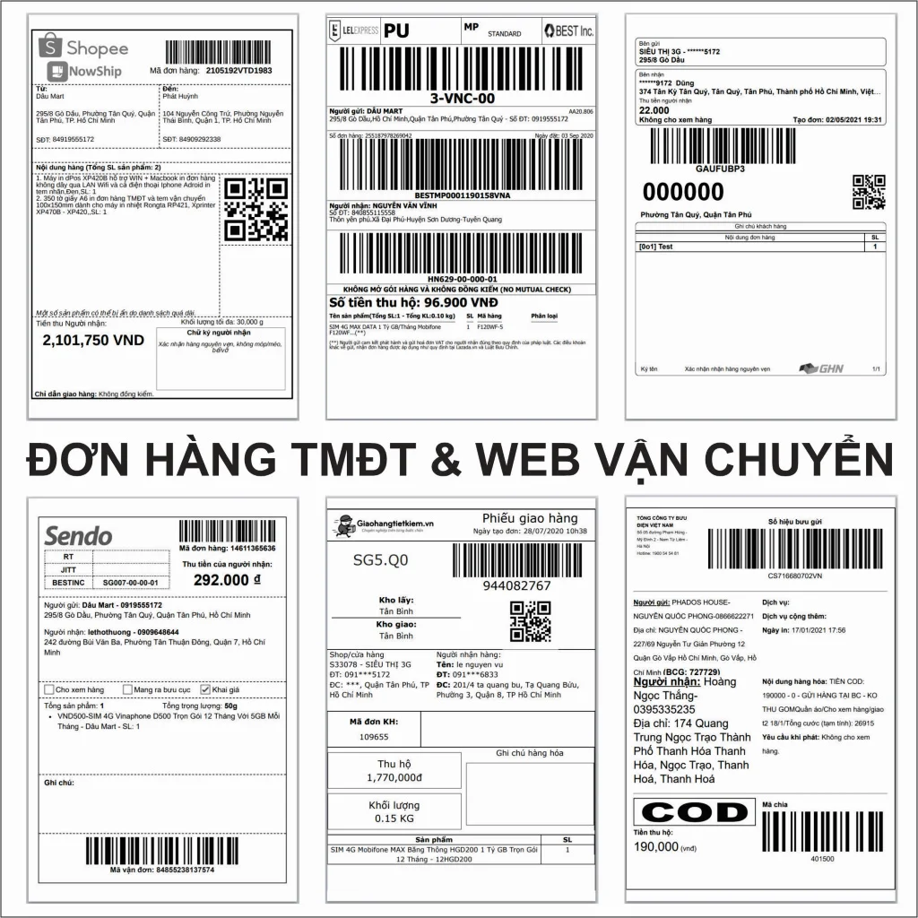 Máy in đơn hàng Xprinter XP-A6
