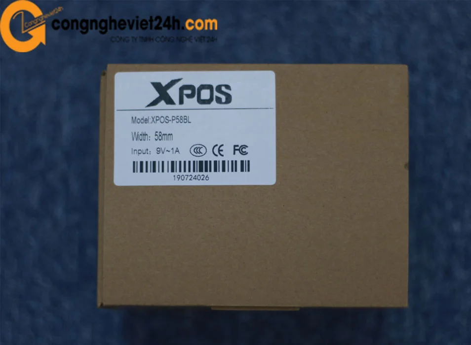 Máy in hóa đơn Bluetooth Xpos P58BL