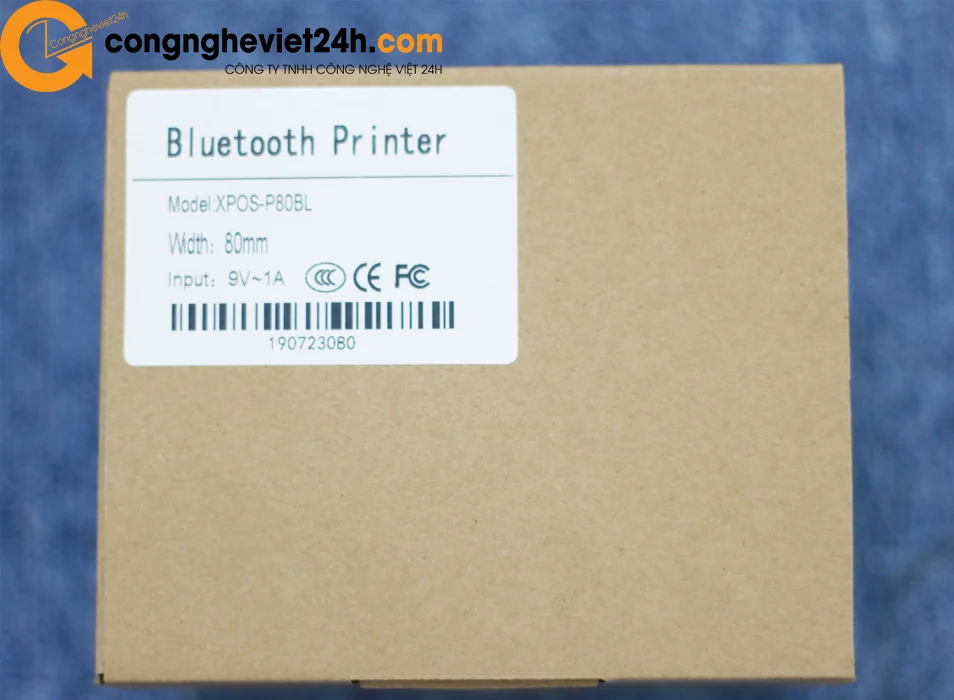 Máy in mã vạch Bluetooth Xpos B80BL